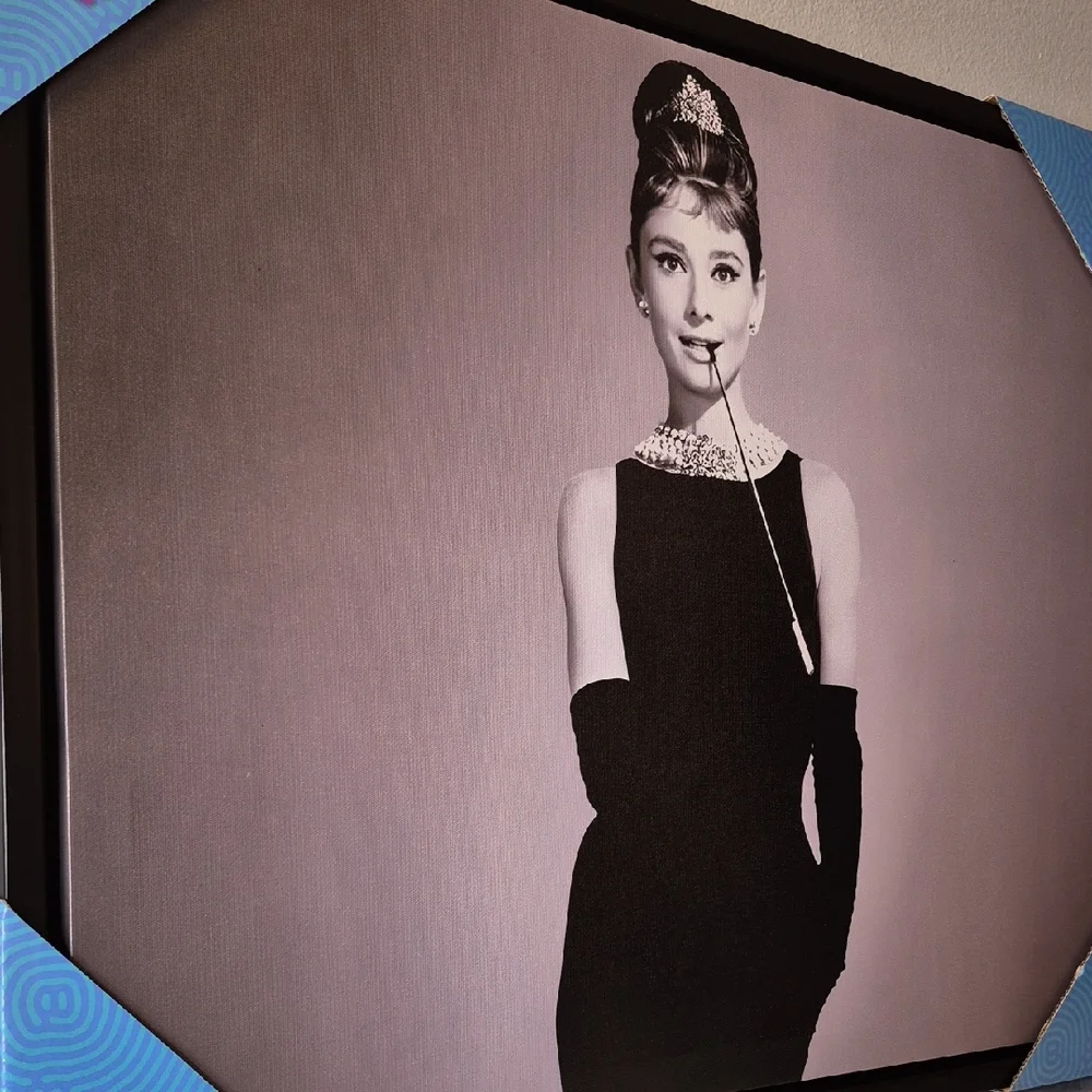 Audrey Hepburn Vibrant Creations Canvas Art